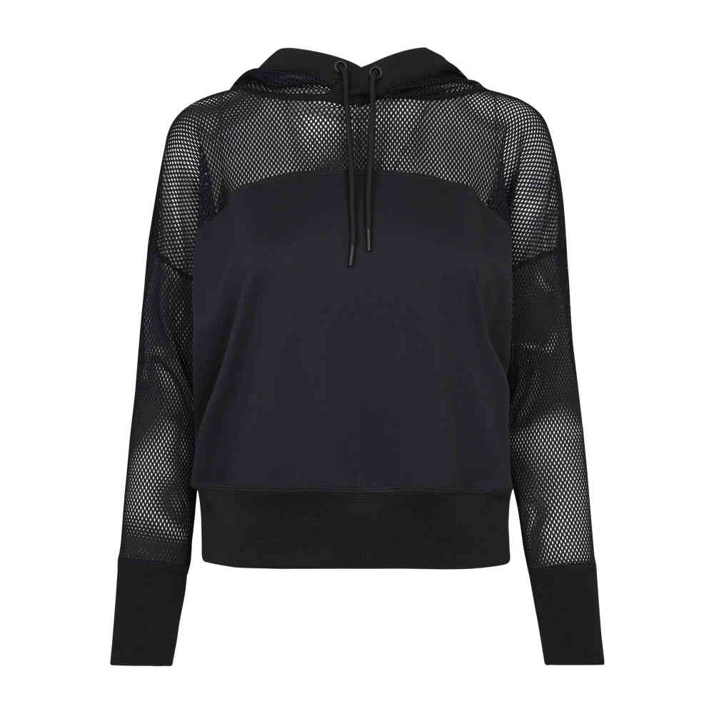 Urban Classics - Mesh Hoodie/trui - Zwart